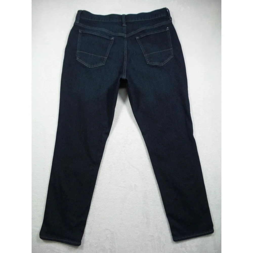 Banana Republic Travel Jeans Mens Size 34 x 30 Blue Denim Athletic Fit Dark Wash